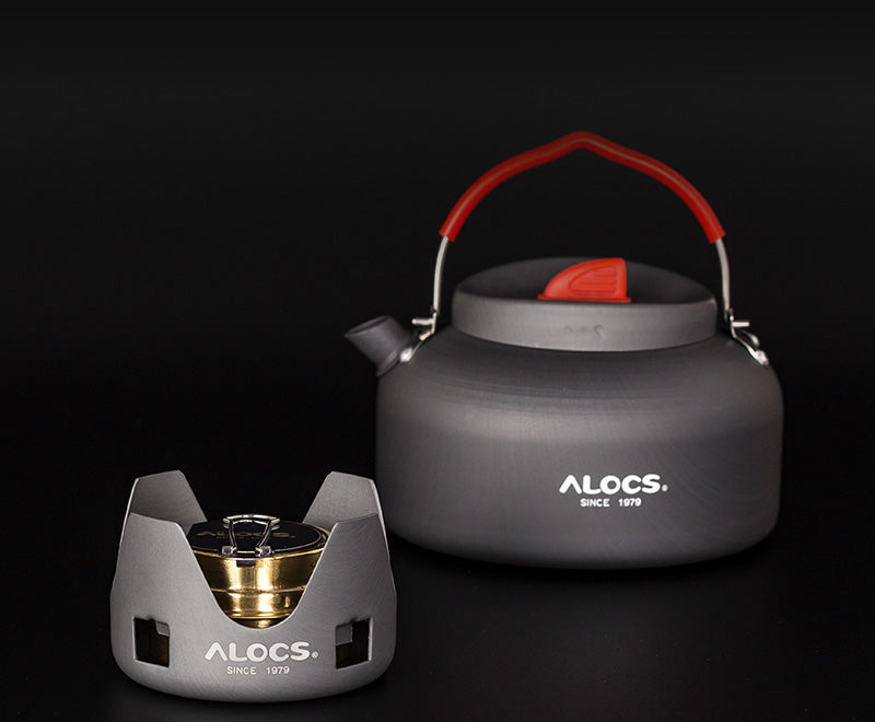 ALOCS Liquid & Solid Alcohol Stove – Portable Dual Fuel Camping Stove for Backpacking, Hiking & Outdoor Cooking