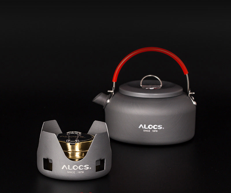 ALOCS Liquid & Solid Alcohol Stove – Portable Dual Fuel Camping Stove for Backpacking, Hiking & Outdoor Cooking