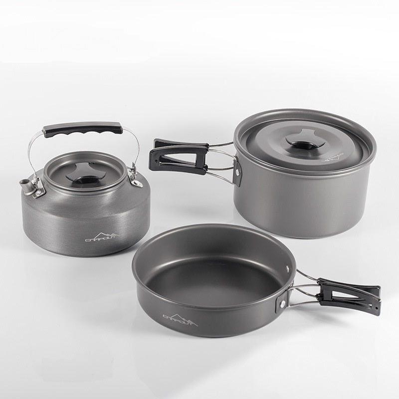 Portable Camping Cookware Set – Lightweight Outdoor Cooking Kit for Hiking, Backpacking & Travel