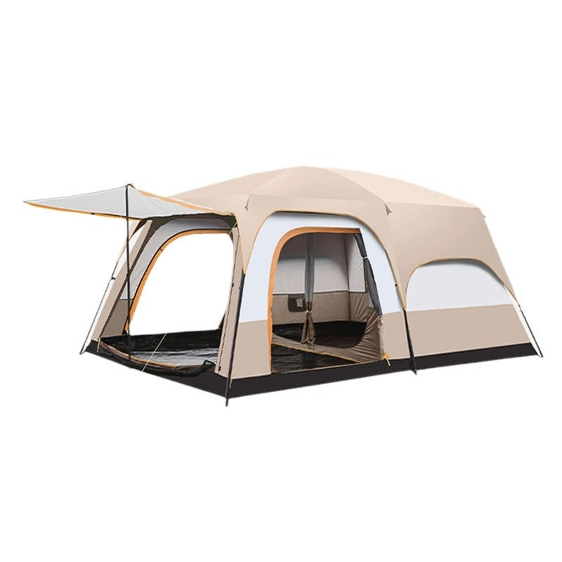 Outdoor Camping Pavilion Two Bedrooms And One Living Room