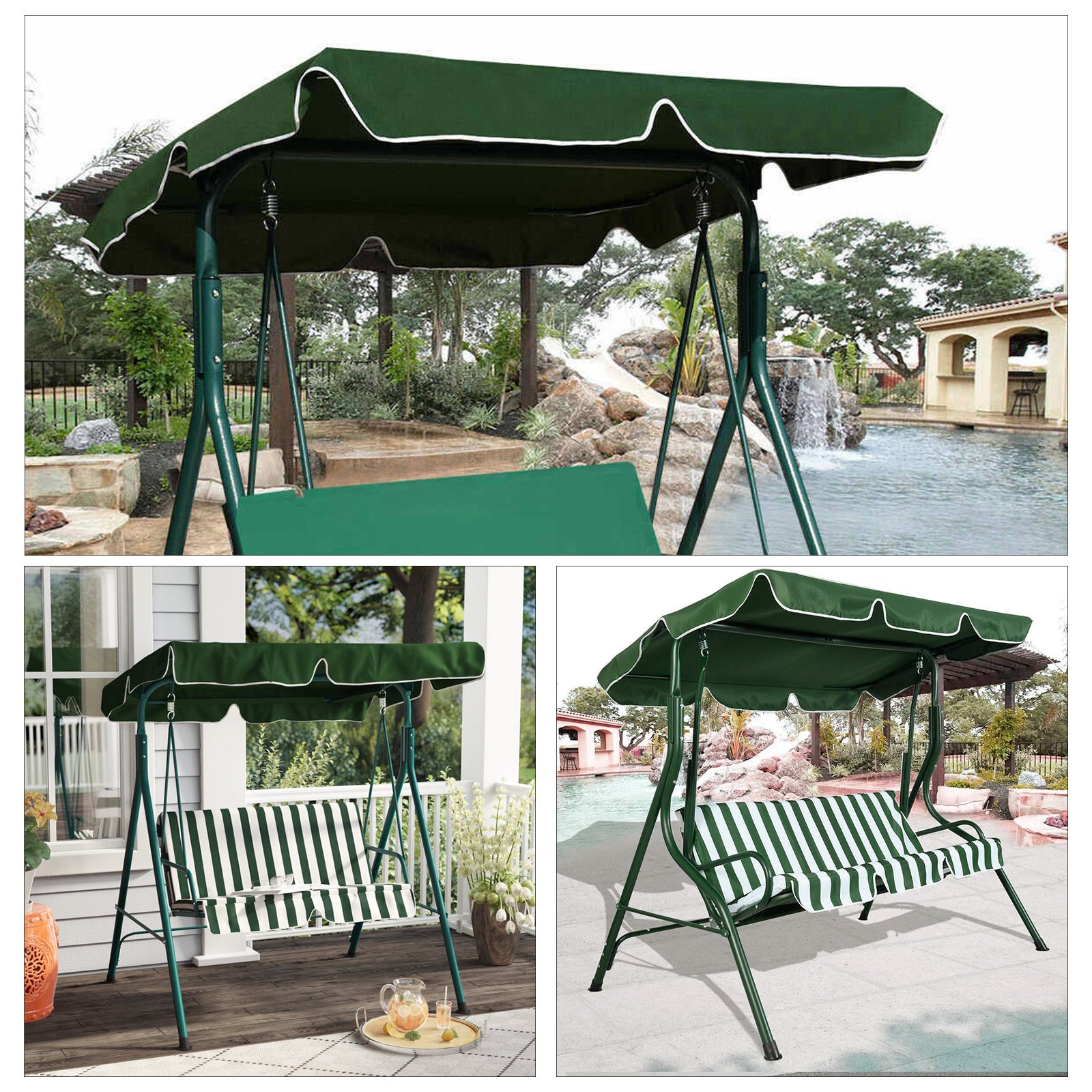Courtyard Outdoor Thickened Waterproof Swing Ceiling Cover