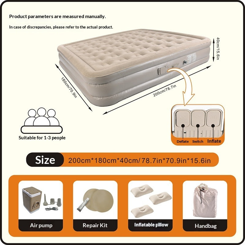 Camping Automatic Inflatable Portable Folding Mattress