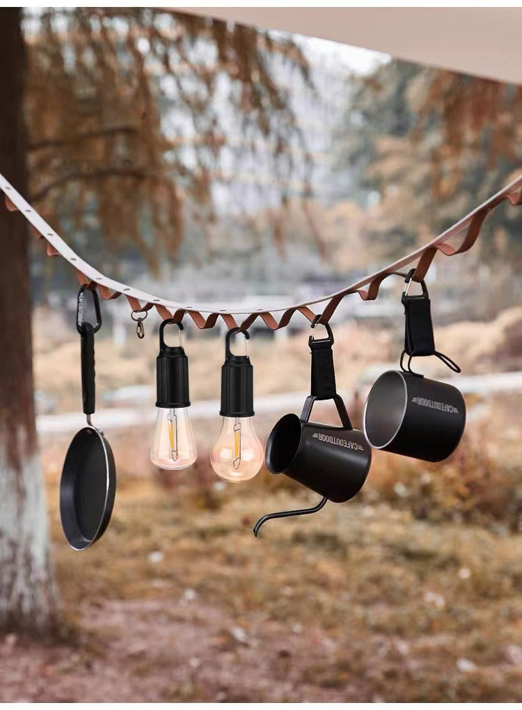 LED Solar Light Camping Emergency Light Bulb Tungsten Filament Light Rechargeable Mosquito Repellent Light Portable Outdoor Lighting Camping
