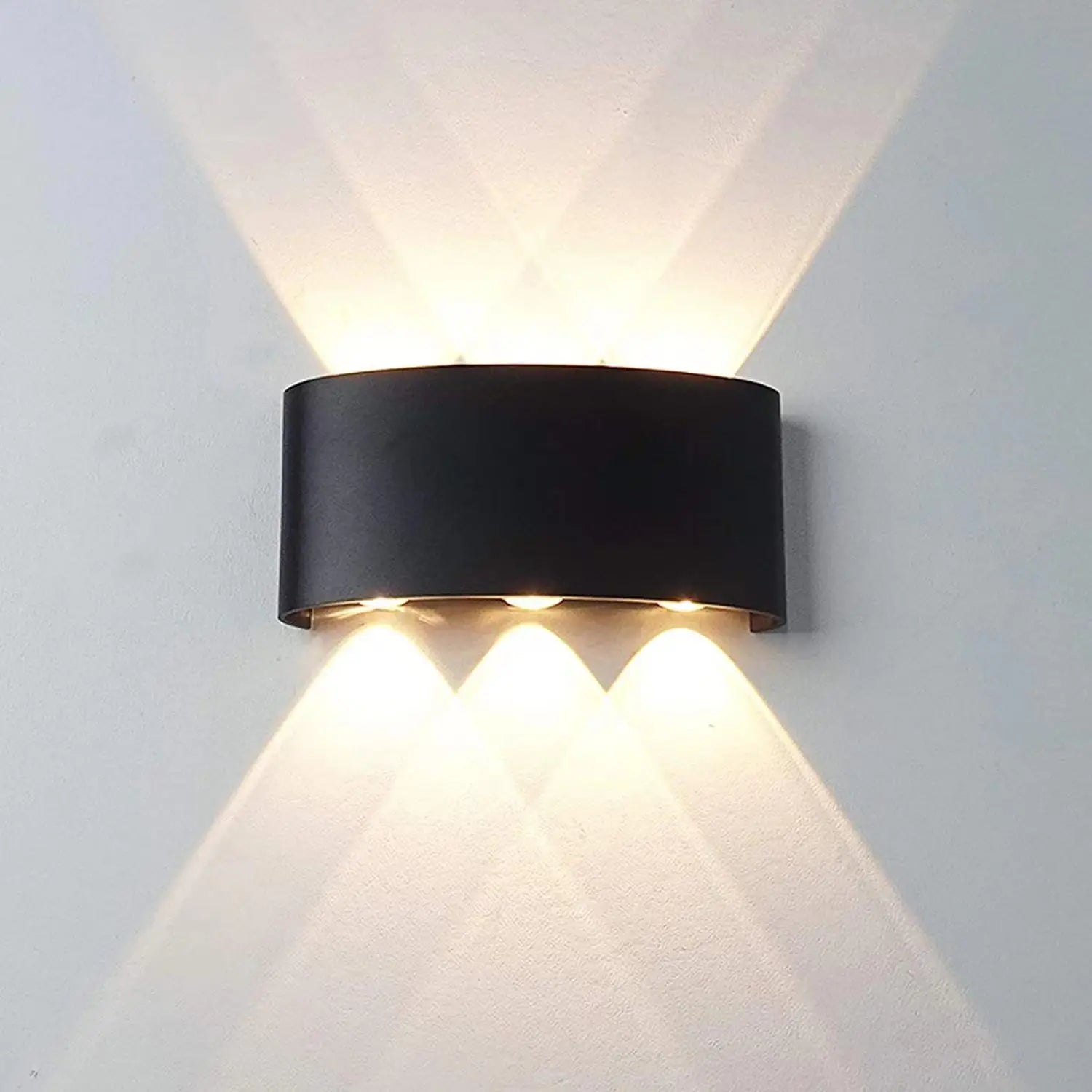 Modern LED Wall Sconce – Up & Down Indoor/Outdoor Light