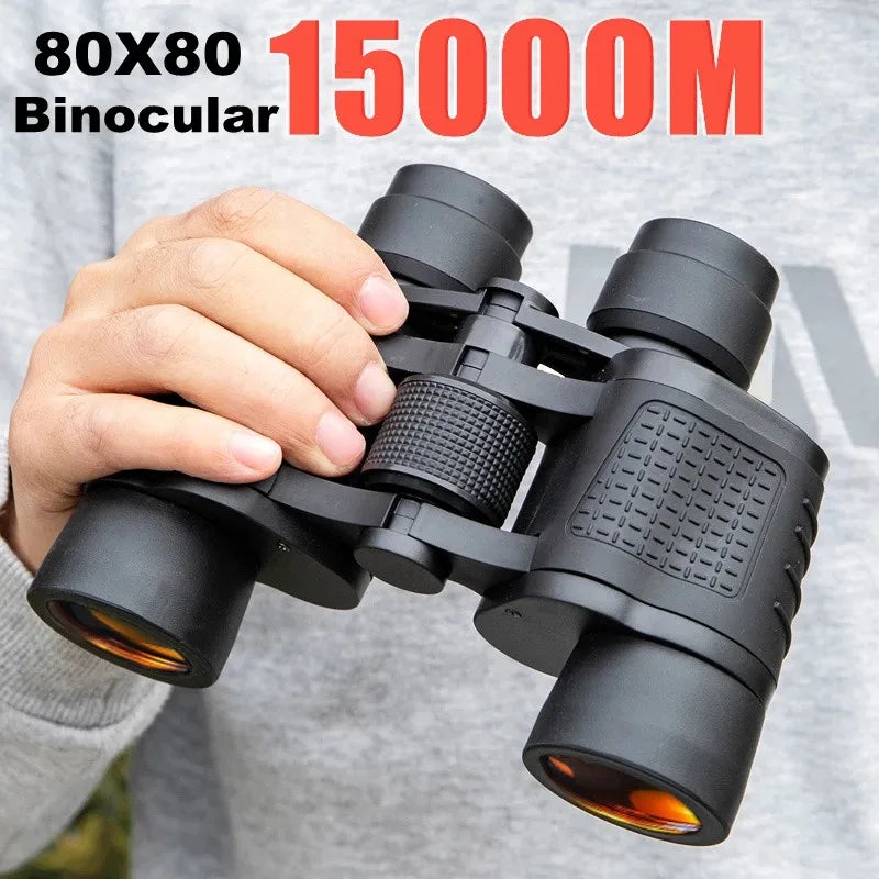 80x80 HD Binoculars – Long Range 15,000m Night Vision