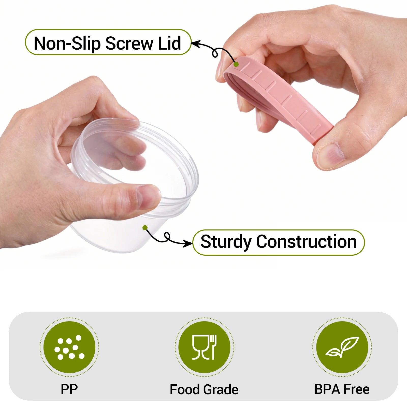 Leak-Proof Food Storage Containers – BPA-Free with Lids