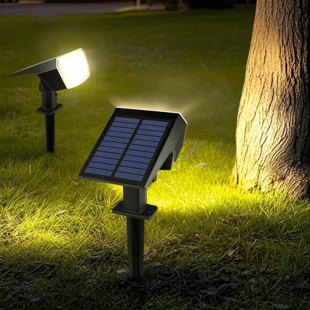 Solar LED Floodlight 1200mAh – Waterproof Garden Light
