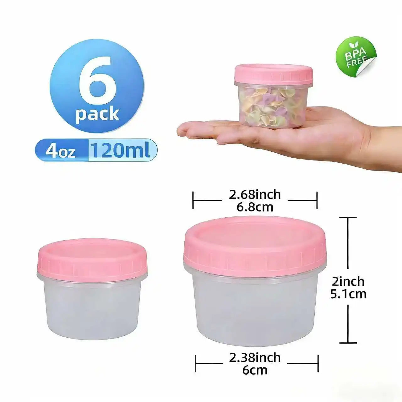 Leak-Proof Food Storage Containers – BPA-Free with Lids