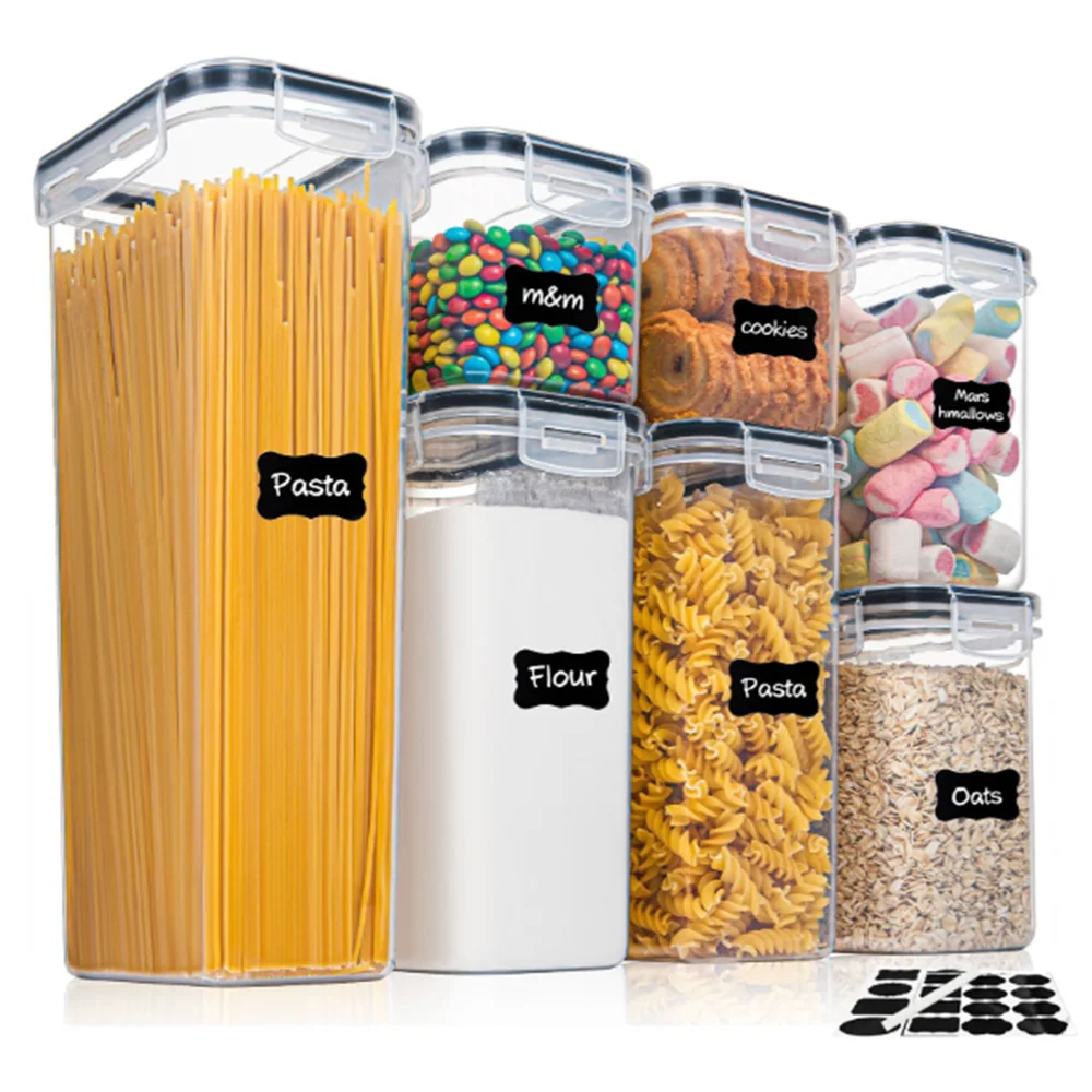 7PCS Airtight Food Storage Containers Set – BPA Free