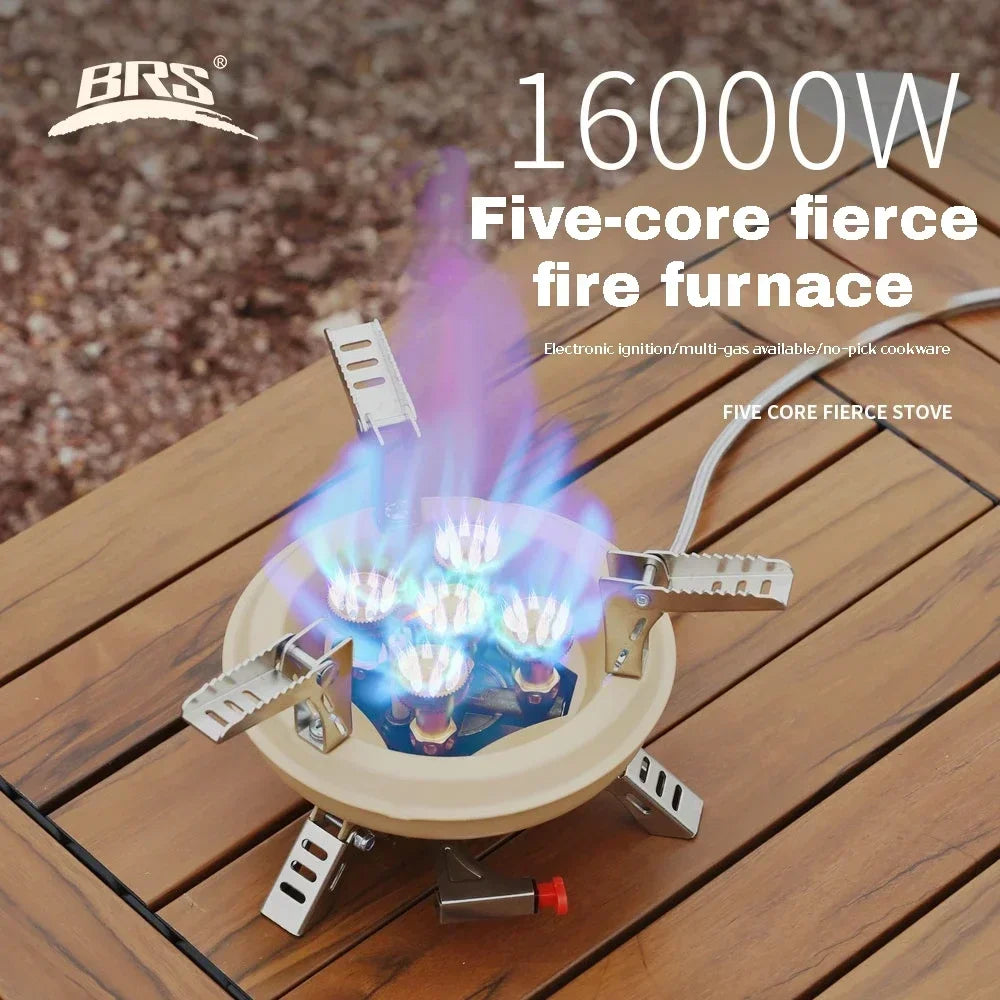 BRS-201A Camping Gas Stove – High-Pressure Butane Burner