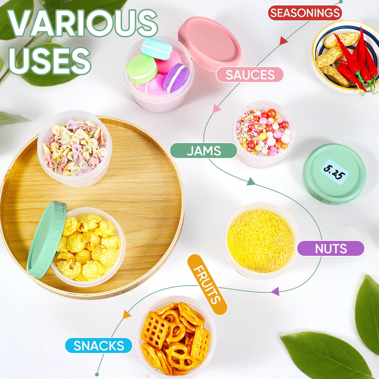 Leak-Proof Food Storage Containers – BPA-Free with Lids