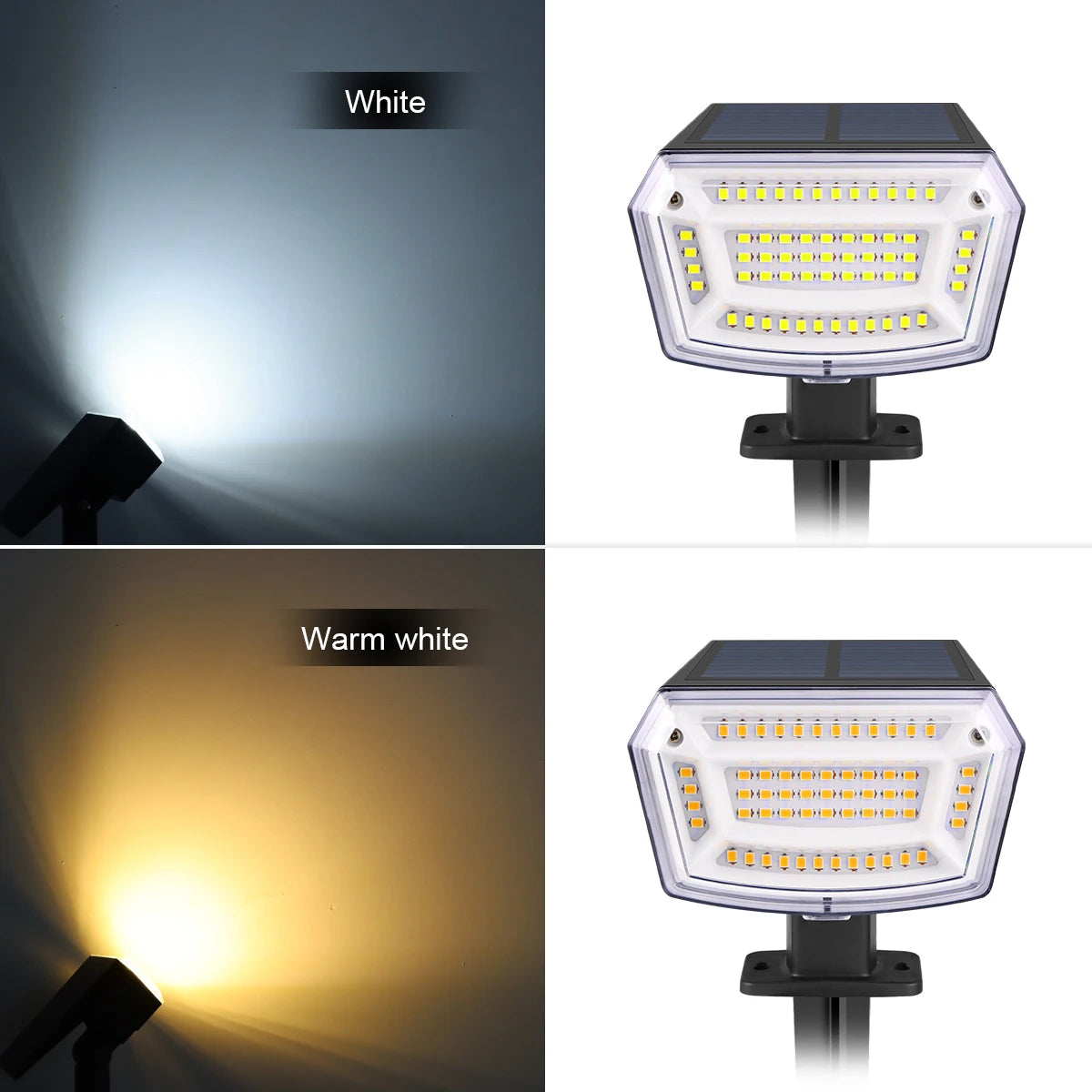 Solar LED Floodlight 1200mAh – Waterproof Garden Light