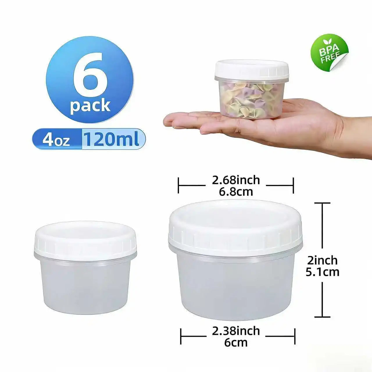 Leak-Proof Food Storage Containers – BPA-Free with Lids