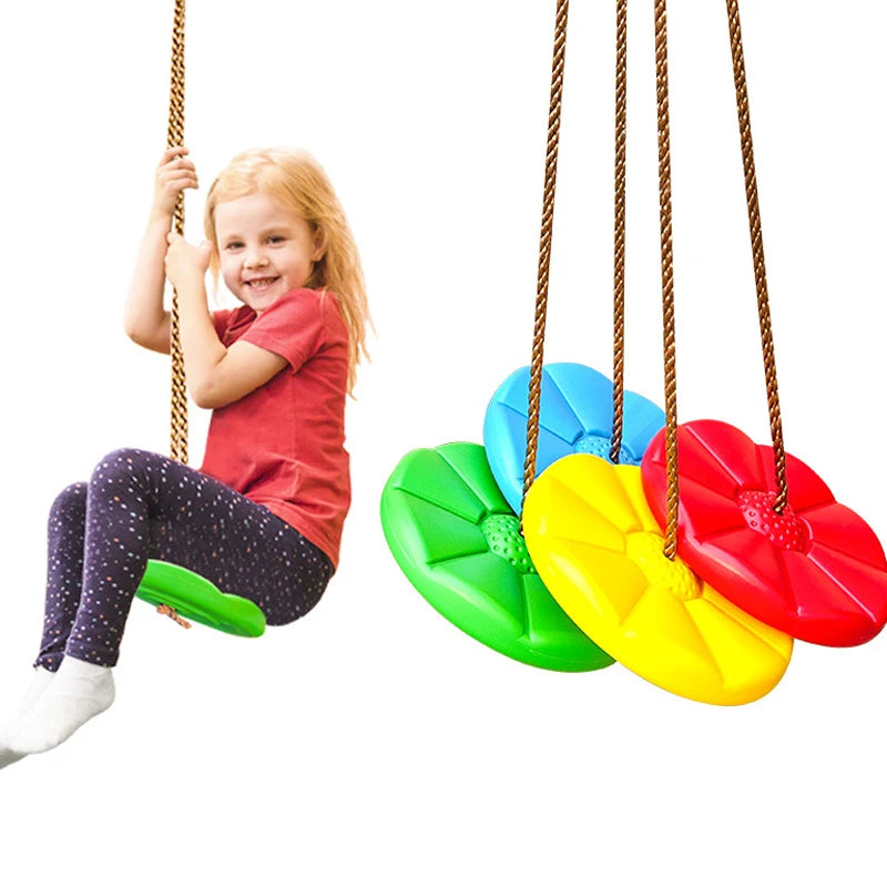 Tree Disc Swing – Indoor & Outdoor Hanging Rope Swing