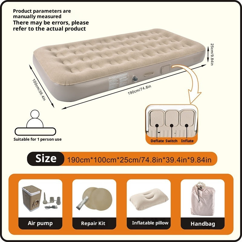 Camping Automatic Inflatable Portable Folding Mattress